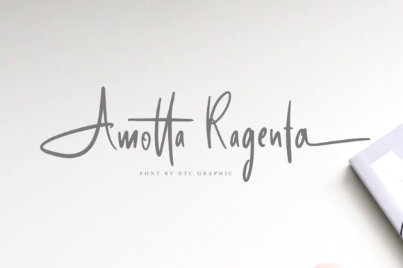 Amotta Ragenta: The Signature Font for Bold Campaigns