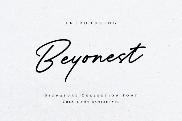 Beyonest Font: The Perfect Script for Handmade Brands
