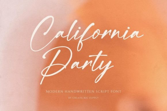 California Party Font for Business