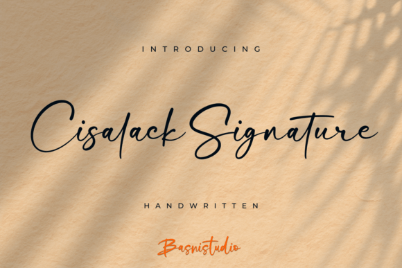 Cisalack Signature: The Typeface That Elevates Campaign Design