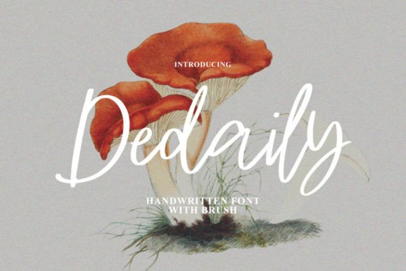 Dedaily: A Handmade Script Font for Editorial Design
