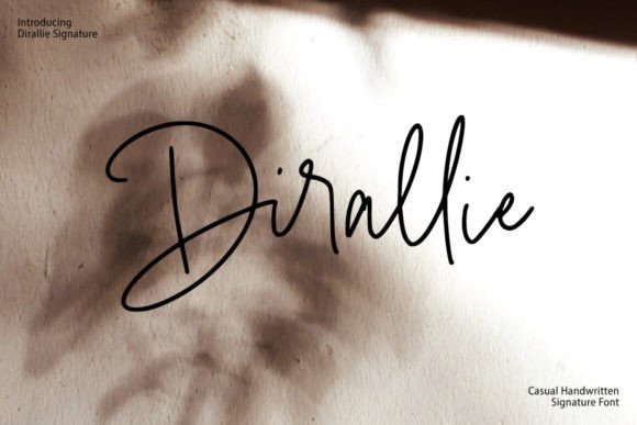 Dirallie: The Signature Font for Scroll-Stopping Brand Content