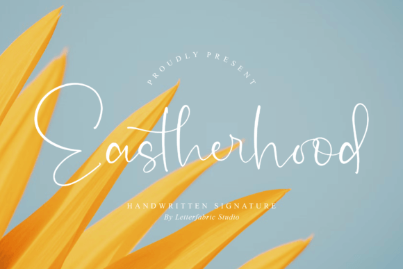 Eastherhood: A Handwritten Font for Creative Makers