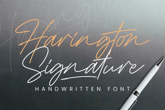 Elevate Your Brand with the Harington Signature Typeface