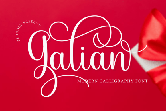 Galian Font: A Handwritten Typeface for Warm Branding