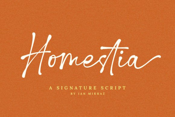 Homestia Font Review: Elevating Campaign Visuals with Script Amp