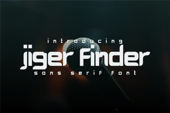 Jiger Finder: A Bold Sans Serif Font for Modern Brands