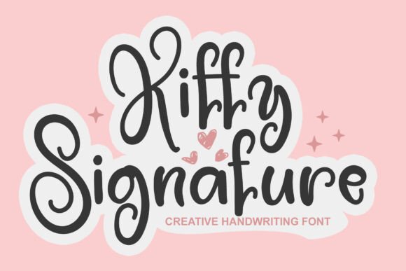 Kitty Signature: The Festive Script Font for Handmade Brands