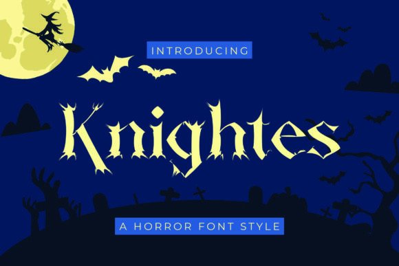 Knightes: The Horror Typeface That Stops the Scroll