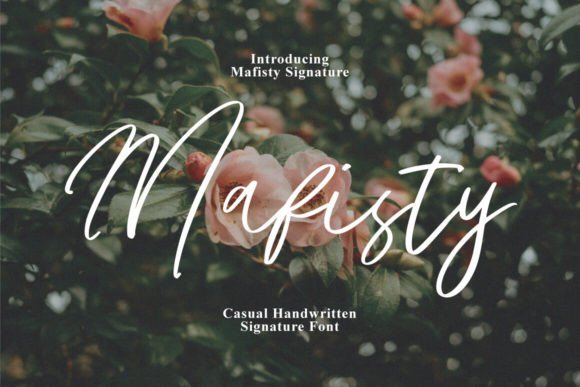 Mafisty Font: Elevate Your Brand with Handmade Script Typography