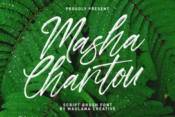Masha Chantou: A Brush Typeface for Authentic Branding