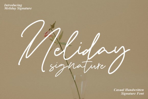 Meliday Signature Font: The Perfect Script for Handmade Brands