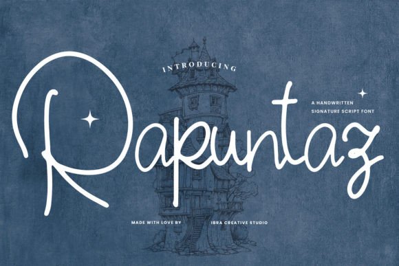 Rapuntaz: A Handwritten Font for Elegant Editorial Design