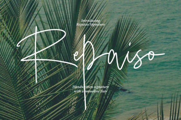 Repaiso Font Review: A Handmade Script for Branding