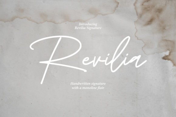 Revilia: A Signature Font to Elevate Your Brand Identity