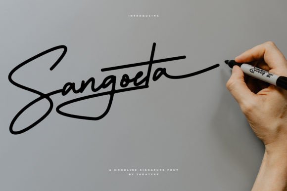 Sangoeta: A Stylish Font for Creative Campaigns