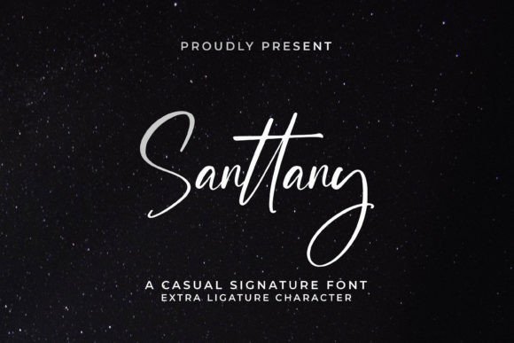 Santtany: A Handwritten Font for Editorial Design