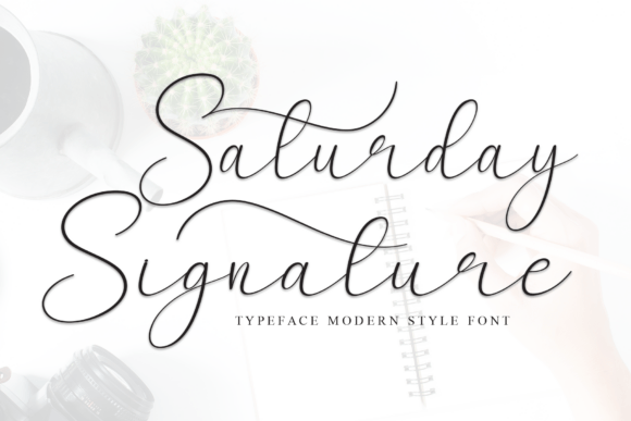 Saturday Signature Font Review for Web Designers