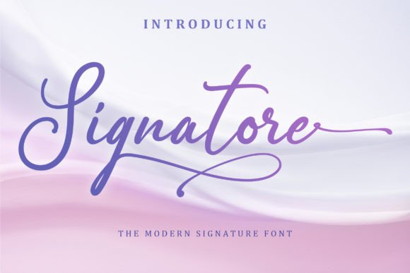 Signatore: A Classy Font for Business