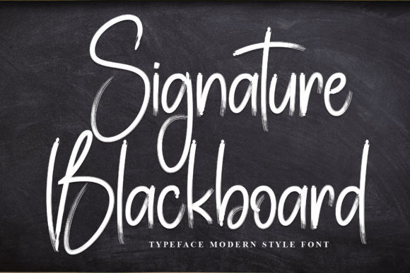 Signature Blackboard: The Handwritten Font for Scroll-Stopping Marketing