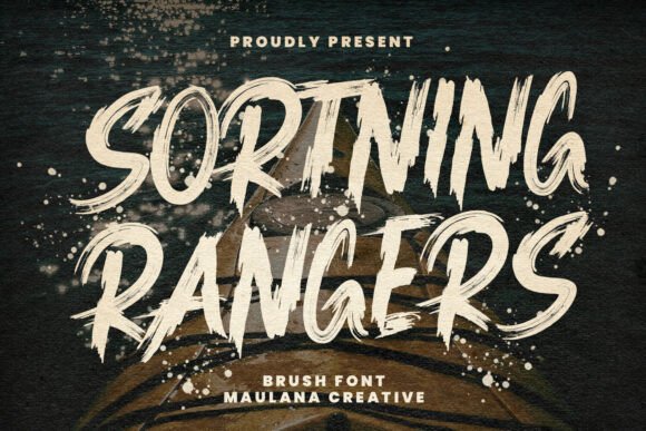 Sortning Rangers: A Handcrafted Font for Authentic Branding