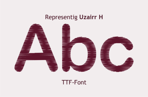 Uzairr H: A Sleek Sans Serif Font for Modern Brands