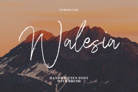 Walesia: A Handmade Script Font for Branding