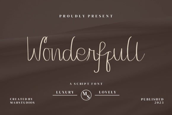 Wonderffull: A Flowing Script Font
