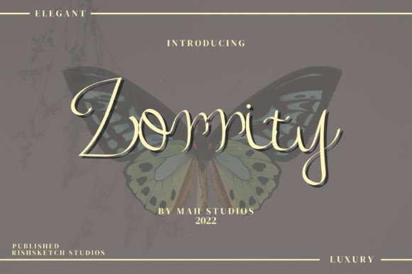 Zorrity: A Script Font for Creative Campaigns